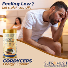 Cordyceps Militaris Immune Tea (Keedajadi Chai) – 30 Gram Pack – 1 Gram 30 Sachet